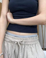 Lean Color Matching Line Sleeveless