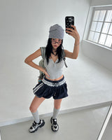 Summer Stripe Cotton Beanie