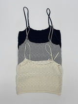Garlic Punched Knit Bustier