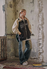 WASHED SIDE LINE DENIM PANTS