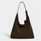 Autumn Winter Faux Leather Soft Tote Shoulder Bag