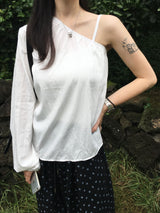 Arc One Shoulder Blouse (2c)