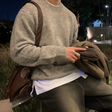 nade Alpaca Overfit Wool Round Knit