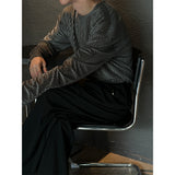 [UNISEX] Velvet stripe long sleeves (3color)