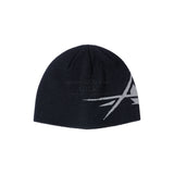 24FW ワンポイントアートワークビーニーブラック
