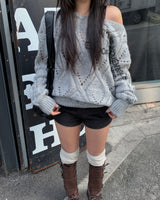Double drape shorts