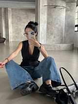 Celeb Long Wide Jeans
