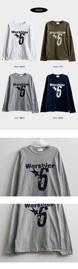 Raffle Vintage Number Long Sleeve Tee