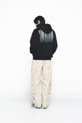 25SS NOISE MOTION LOGO HOODIE BLACK