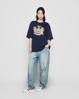 25FW NY HOMMAGE SHORT SLEEVE T-SHIRT DARK NAVY