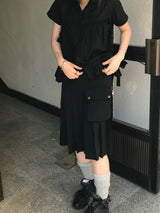 デンバーフリルシャツ