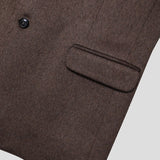 Line wool loose fit blazer
