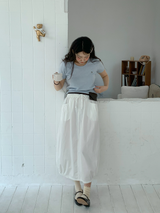 パンプキンバルーンポケットロングスカート