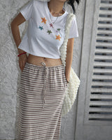 Starfish Loose Fit Crop Short Sleeve T-shirt