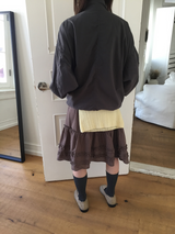 Bell half-neck peach field jacket (4color)