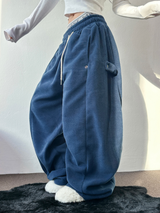 ボスサイズフリーススナップロングパンツ 🧸🩵🤍6カラー