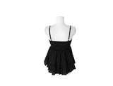 Robit Lace Flare Frill Sleeveless Blouse