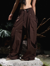 RELABEL 24AW Chrysalis- Breathe Six-Pocket Drawstring Nylon Pants