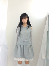 Pocket Flare Hooded Dress