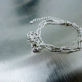 Dual Ring Layered Chain Bracelet