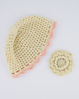 【MADE】Doyoubi Dimanche PeppoBBeBBo ニットビーニー[Beige/Pink]