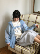 ネジュ プリンティング ルーズフィット ショートスリーブ ティー