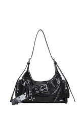 Avra Glossy Moto Bag