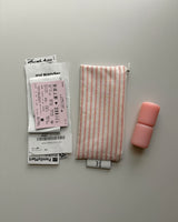 Pin stripe tool pouch - red