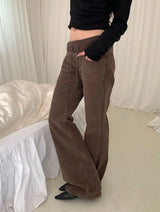 Couduroy banding boots cut pants(2color)