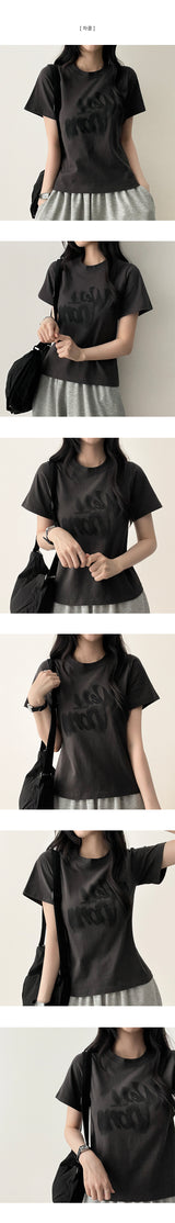 Well gradient short sleeve tee 