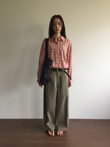 [SET]ミュート カーブドパンツ ＋ ベルト