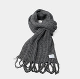 [wool20%] エリーぼかしウェービングマフラー
