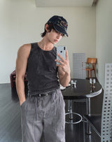 Ruda Pigment Ribbed Sleeveless