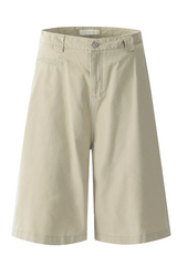 High Waist Cargo Knee Shorts