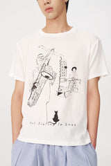 ジャズキャット グラフィックTシャツ