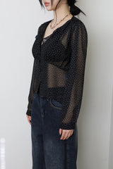 Rosalyn Flower Chiffon Blouse