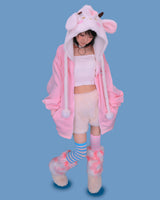 lovely sheep hood zip-up (기모)