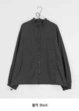 [unisex] ヒダニツーベイストリングウインドブレーカージャンパー