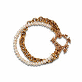 Wild Rose Layered Bracelet Gold