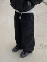 Two Pocket Balloon Big Denim Pants 2C