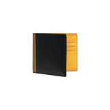 Crispe Bi-fold 6CC Wallet_Black, Yellow