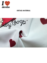 Heart, red, love, cutie, short sleeve T-shirt