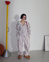 I Love Hooded Zip-Up & Jogger Pants Two Piece Set