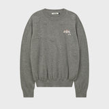 Dolphin Check Applique Crew Neck Knit