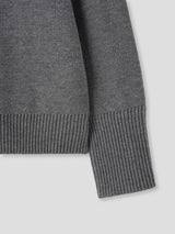 Lead button heavy knitwear