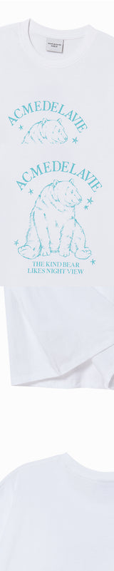 25FW WOMAN ポーラーベア半袖Tシャツ ホワイト