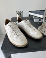 Beige & White simple Sneakers