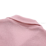 LMN rear neutral two pocket short sleeve cardigan (6 colors)