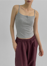 [MADE] Easy Henley Neck Sleeveless (Captured)