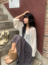 ウメ チェック ティアード ロング スリーブレス ビスチェ ワンピース (Adjustable Straps)